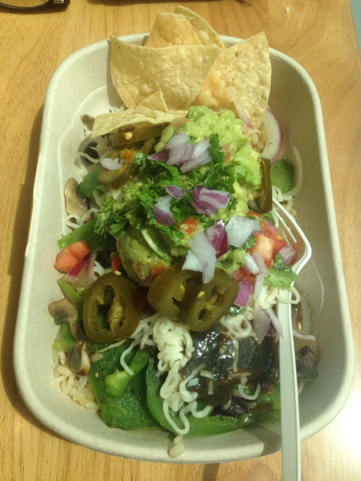 photo of Guzman Y Gomez Vegetarian Burrito Bowl shared by @alaine on  27 Sep 2017 - review